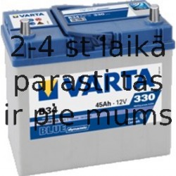 Akumulators VARTA BLUE DYNAMIC B34 45AH 330A EN +-