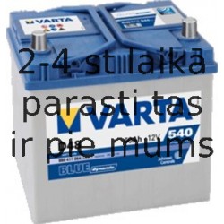 Akumulators VARTA BLUE DYNAMIC D48 60AH 540A EN +-