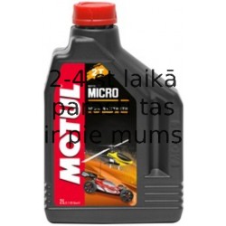 Motul MICRO 2T modeļu eļļa 2L Metanola, ētera.. dzinēji