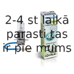Philips H3 LongLife 4x EcoVision 12V 55W PK22s Cbox