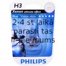 Philips H3 BlueVision ultra 12V 55W PK22s Blister