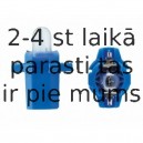 NARVA BAX 2W B8,3d(BAX10s) BLUE 12V NARVA